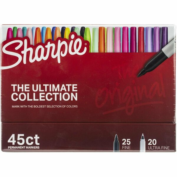 Sanford Sharpie Ulitmate Pack Markers - Cosmic, Assorted Colors & Tips, 45PK SA379582